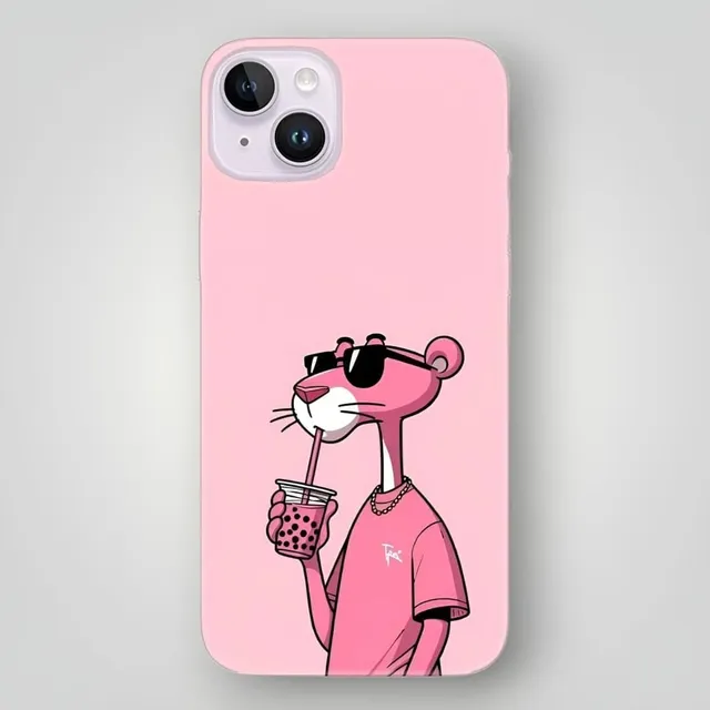 Pembe Panter Desenli Kılıf