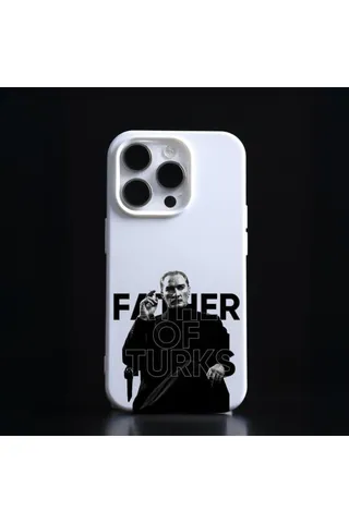 iPhone ATATÜRK Baskılı Silikon Kılıf – Tasarım 01