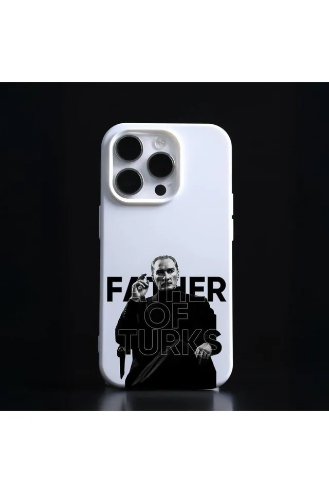 iPhone ATATÜRK Baskılı Silikon Kılıf – Tasarım 01