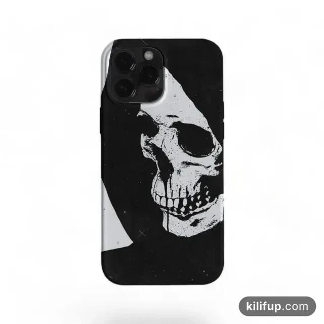 Skull Hat Telefon Kılıfı – iPhone ve Samsung model seçenekli