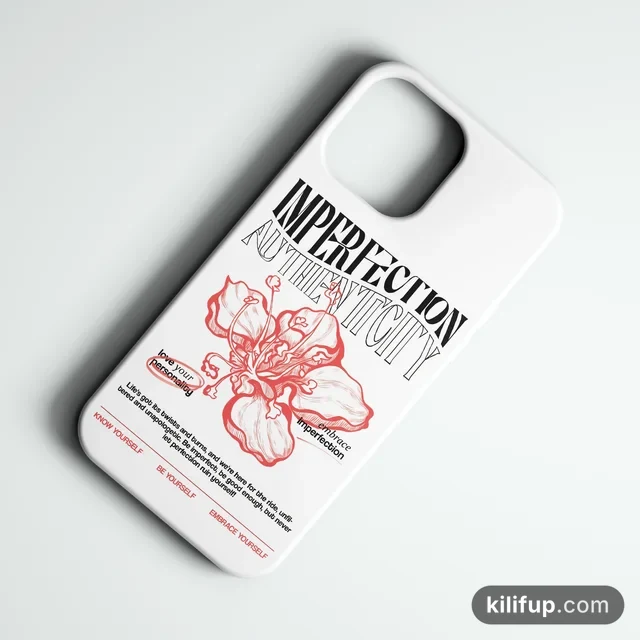 Imperfection Telefon Kılıfı – iPhone ve Samsung model seçenekli