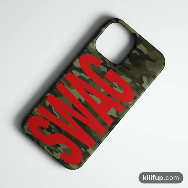 Swag Camo Telefon Kılıfı – iPhone ve Samsung model seçenekli