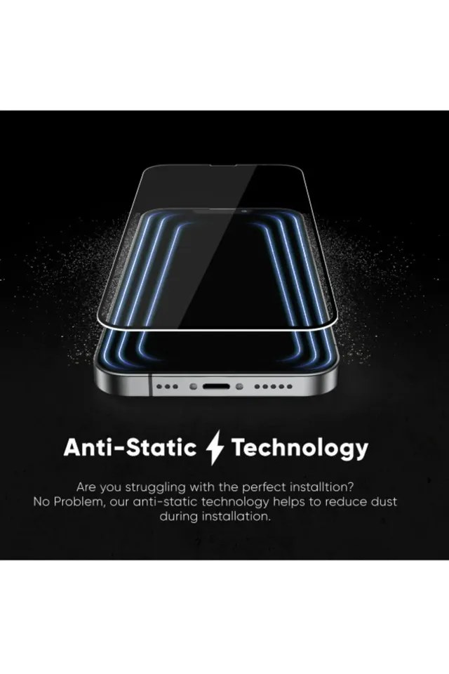 Iphone 17 PRO Tam Kaplayan Ekran Koruyucu - Darbe Emici Temperli Kırılmaz Cam - Extra İnce