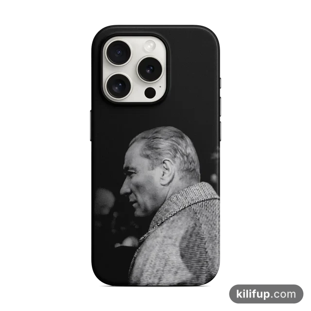 Atatürk Profil Portre Telefon Kılıfı – iPhone ve Samsung model seçenekli
