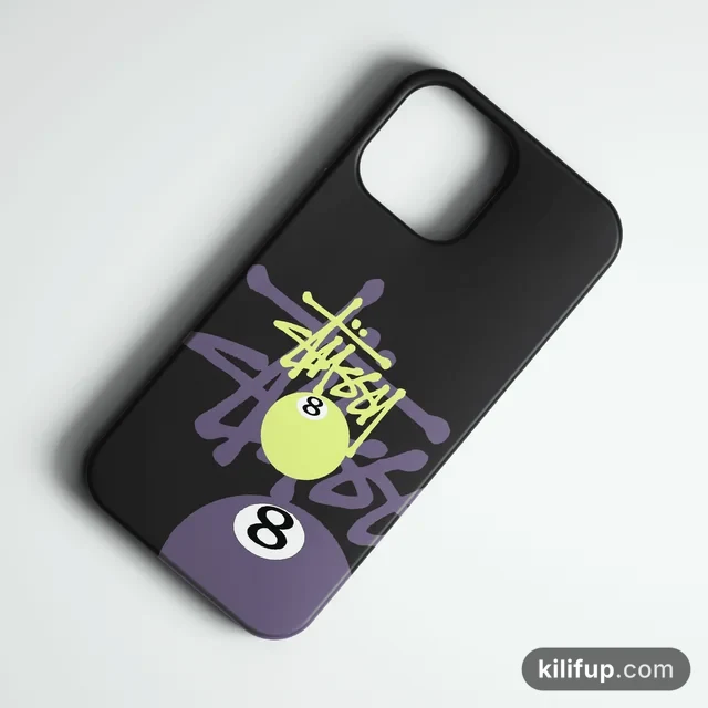 Stüssy Ball Telefon Kılıfı – iPhone ve Samsung model seçenekli