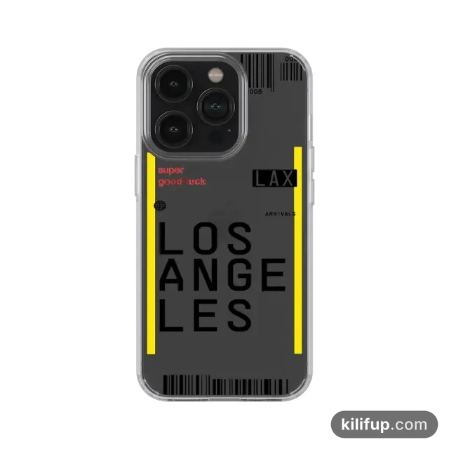 Los Angeles Ticket Şeffaf Telefon Kılıfı – iPhone ve Samsung model seçenekli