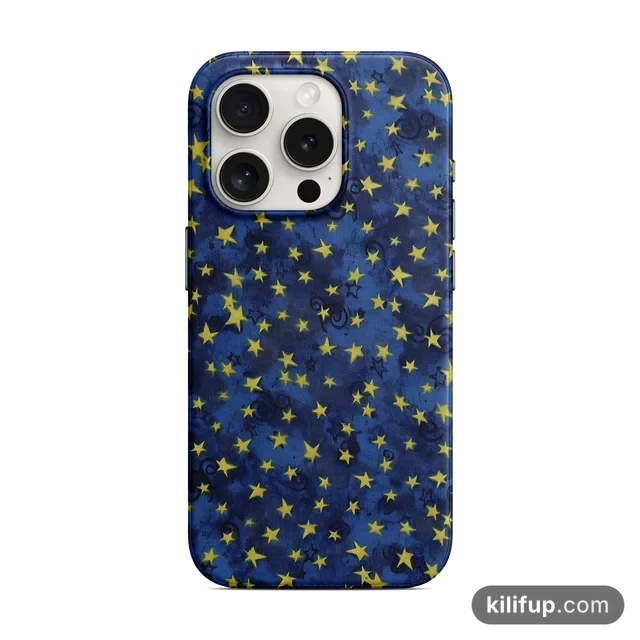 Blue Star Telefon Kılıfı – iPhone ve Samsung model seçenekli