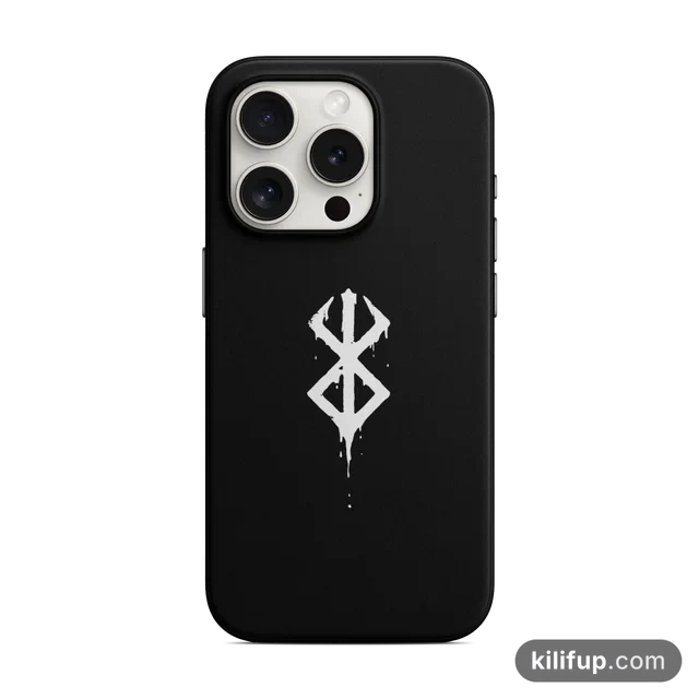 Berserk Siyah Telefon Kılıfı – iPhone ve Samsung model seçenekli