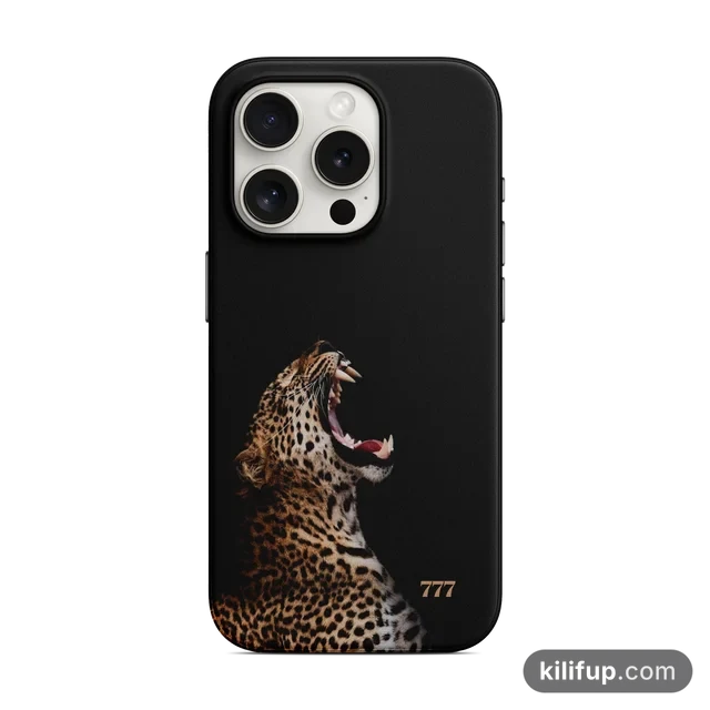 Kahverengi 777 Leopar Telefon Kılıfı – iPhone ve Samsung model seçenekli