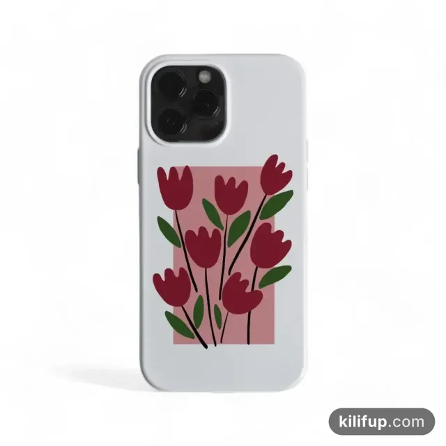 Tulip Telefon Kılıfı – iPhone ve Samsung model seçenekli