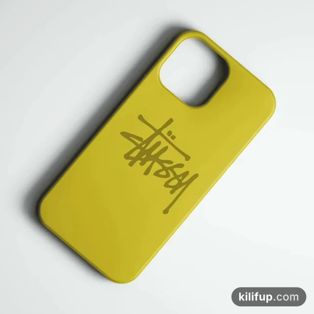 Stüssy Sarı Telefon Kılıfı