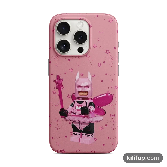 Lego Batman Pembe Telefon Kılıfı – iPhone ve Samsung model seçenekli