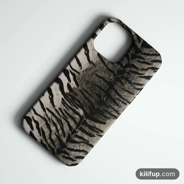 Snow Tiger Telefon Kılıfı – iPhone ve Samsung model seçenekli