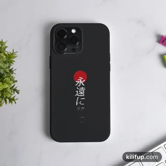 Kırmızı Nokta Telefon Kılıfı – iPhone ve Samsung model seçenekli