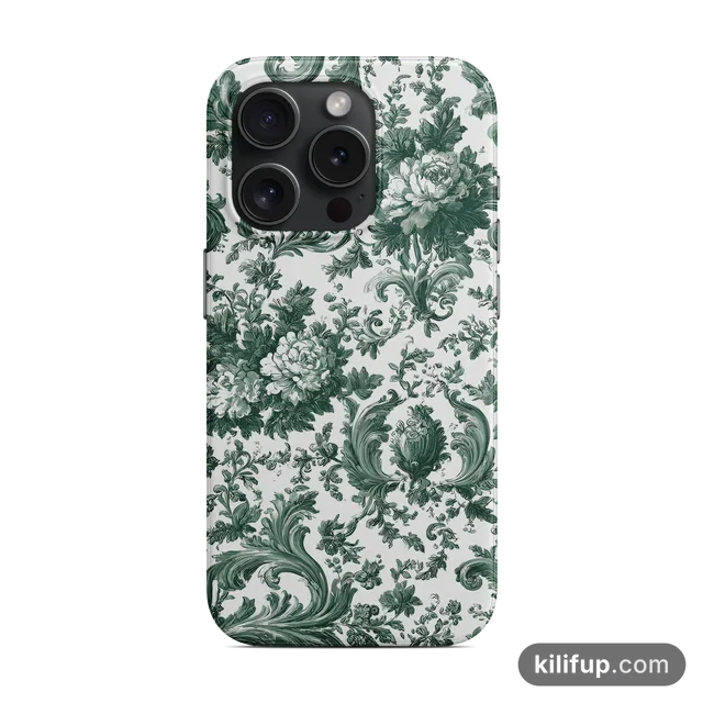 Yeşil Yaprak Telefon Kılıfı – iPhone ve Samsung model seçenekli