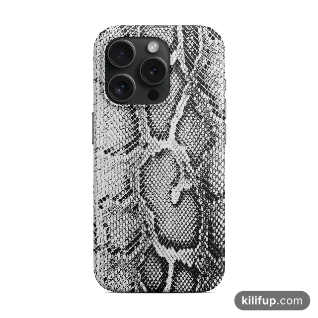 Yılan Derisi Telefon Kılıfı – iPhone ve Samsung model seçenekli
