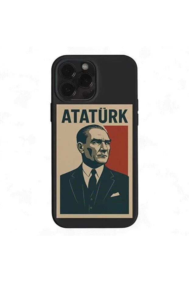 iPhone Uyumlu Atatürk Anı Premium İçi Kadife Telefon Kılıfı – Tasarım 27