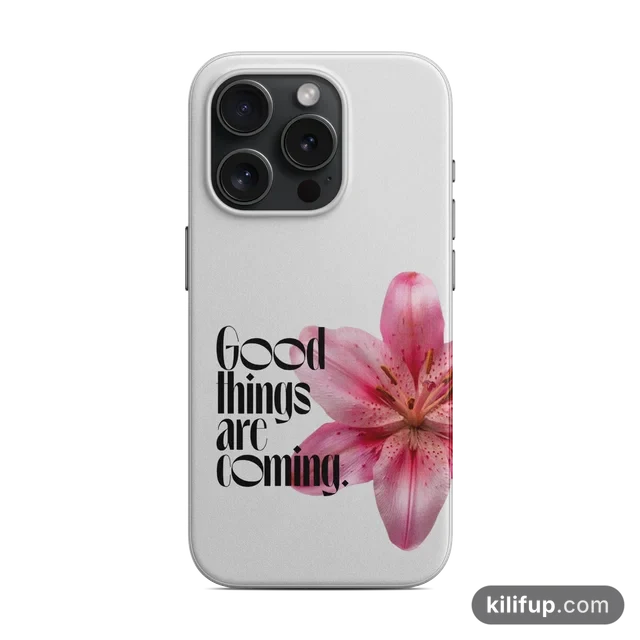 Good Things are Coming Telefon Kılıfı – iPhone ve Samsung model seçenekli