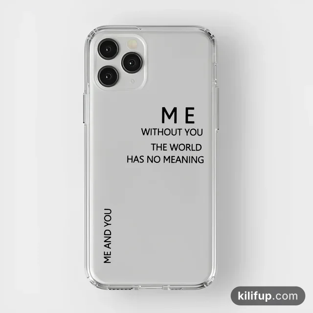 Me&You Couple me Telefon Kılıfı – iPhone ve Samsung model seçenekli