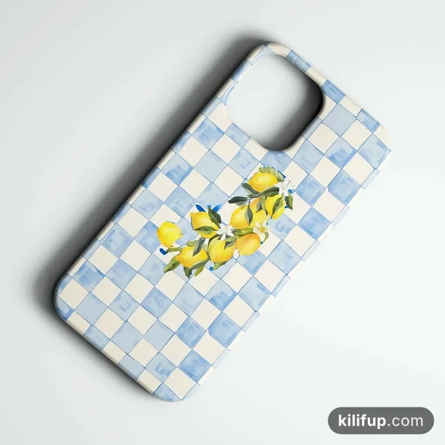 Positano Lemon Telefon Kılıfı – iPhone ve Samsung model seçenekli