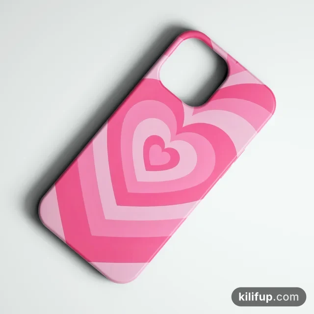 Heart Echo Telefon Kılıfı – iPhone ve Samsung model seçenekli