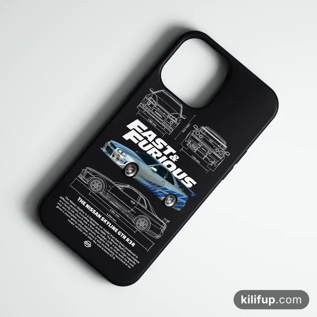 Fast Furious Telefon Kılıfı – iPhone ve Samsung model seçenekli