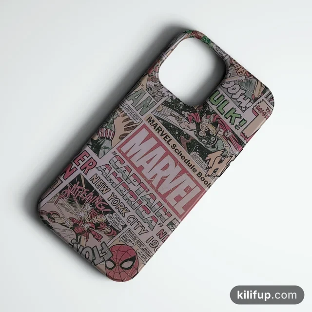 Marvel Comics Telefon Kılıfı – iPhone ve Samsung model seçenekli