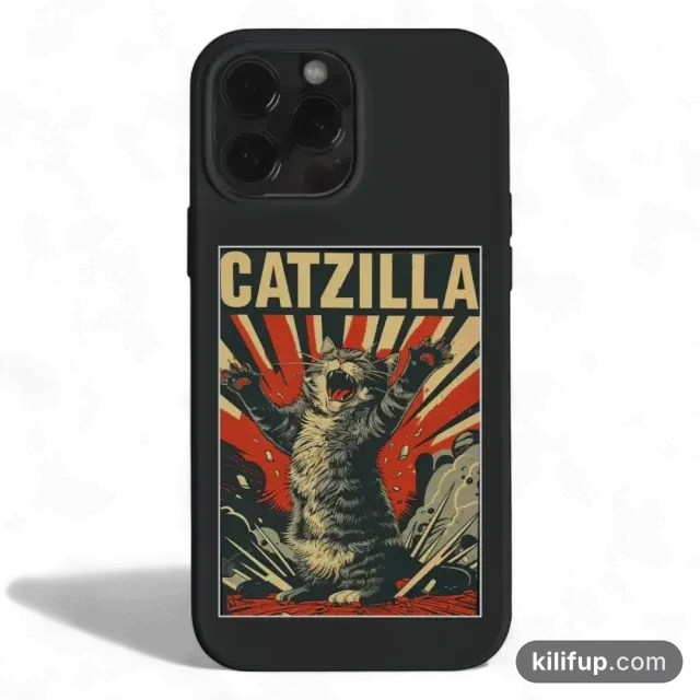 Catzılla Telefon Kılıfı – iPhone ve Samsung model seçenekli