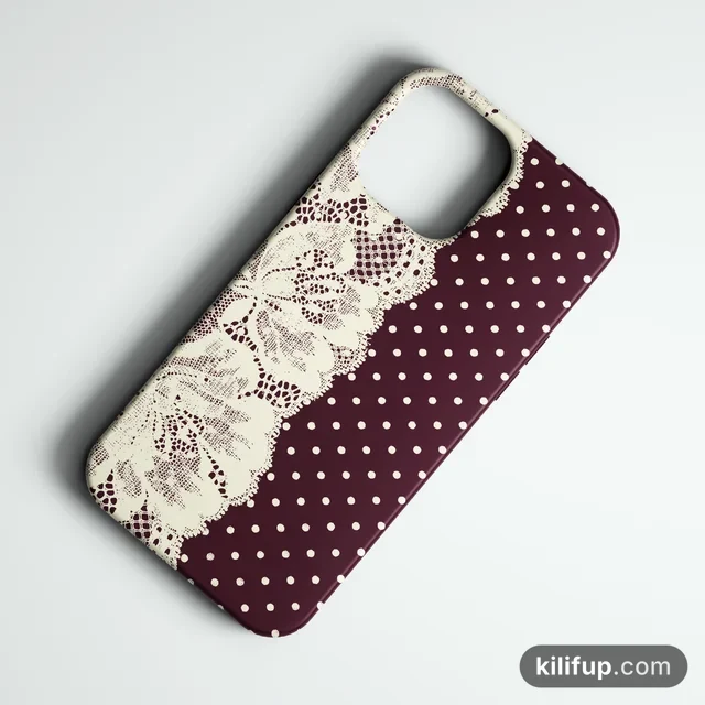 Victorian Velvet Telefon Kılıfı – iPhone ve Samsung model seçenekli