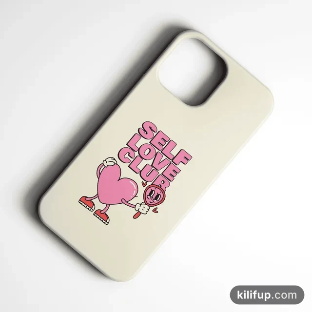 Self Love Club Telefon Kılıfı – iPhone ve Samsung model seçenekli