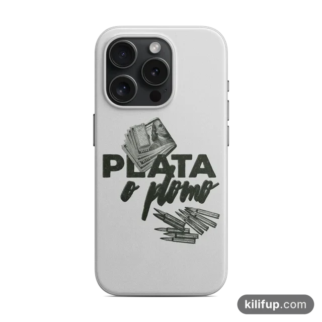 Plata o Plomo Telefon Kılıfı – iPhone ve Samsung model seçenekli
