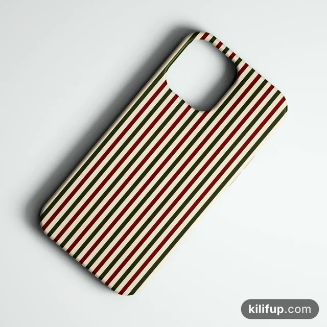 Candy Stripe Telefon Kılıfı – iPhone ve Samsung model seçenekli