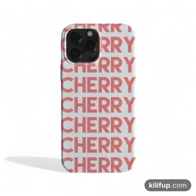Cherry Telefon Kılıfı – iPhone ve Samsung model seçenekli