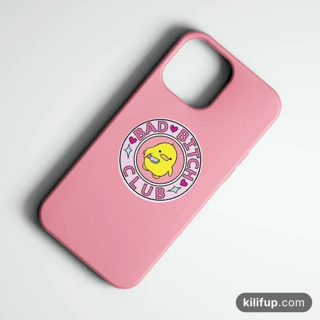 Bad B*tch Club Telefon Kılıfı – iPhone ve Samsung model seçenekli