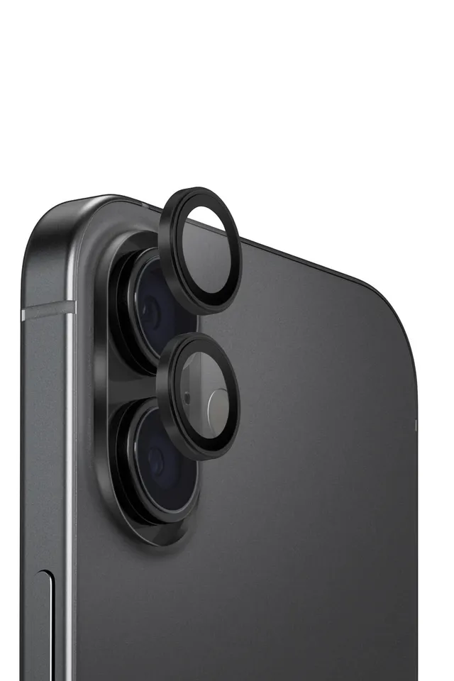 iPhone 17 Uyumlu Alüminyum Kamera Koruma Lens Koruyucu Temperli Cam – Tasarım 03