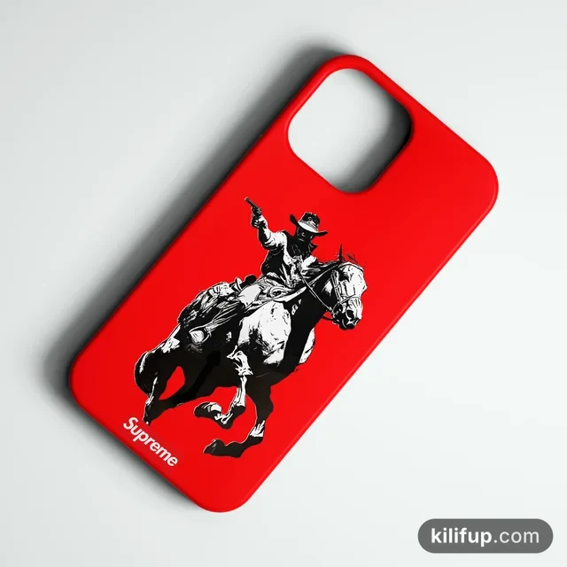 Supreme Cowboy Telefon Kılıfı – iPhone ve Samsung model seçenekli