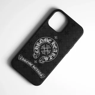 Chrome Hearts Siyah Telefon Kılıfı