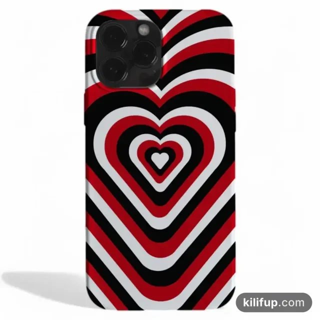 Many Hearts Telefon Kılıfı – iPhone ve Samsung model seçenekli
