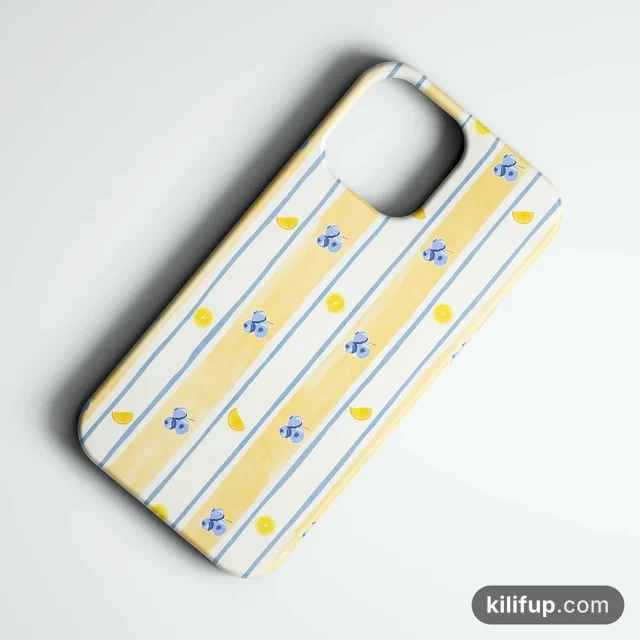 Blueberry Morning Telefon Kılıfı – iPhone ve Samsung model seçenekli