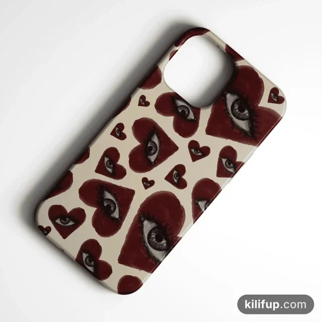 Eye Of The Heart Telefon Kılıfı – iPhone ve Samsung model seçenekli