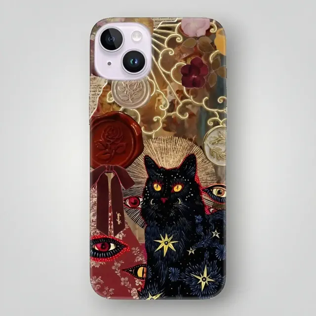 Boho Cat Desenli Kılıf