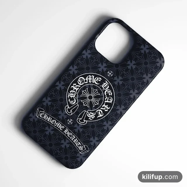 Chrome Hearts Gece Mavisi Telefon Kılıfı – iPhone ve Samsung model seçenekli