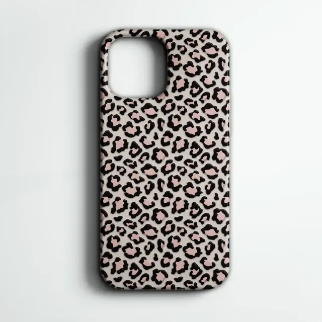 Leopar Kabartmalı krem Kılıf