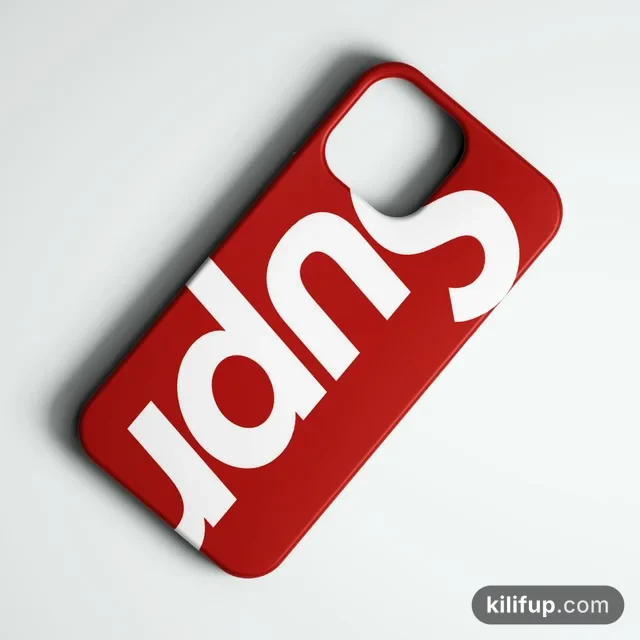 Supreme Kırmızı Telefon Kılıfı – iPhone ve Samsung model seçenekli
