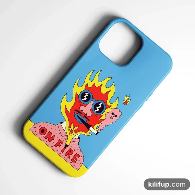 On Fire Telefon Kılıfı – iPhone ve Samsung model seçenekli