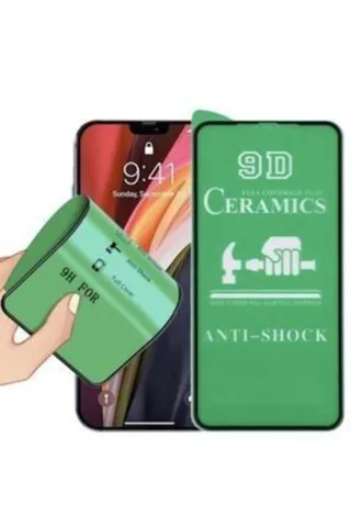 iPhone 11 Pro Max Ve Xs Max Uyumlu Seramik Flexible Nano Cam Tam Kaplayan Full Ekran Koruyucu