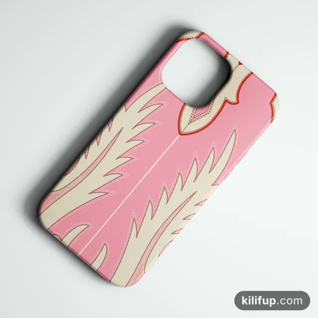 Pink Wings Telefon Kılıfı – iPhone ve Samsung model seçenekli