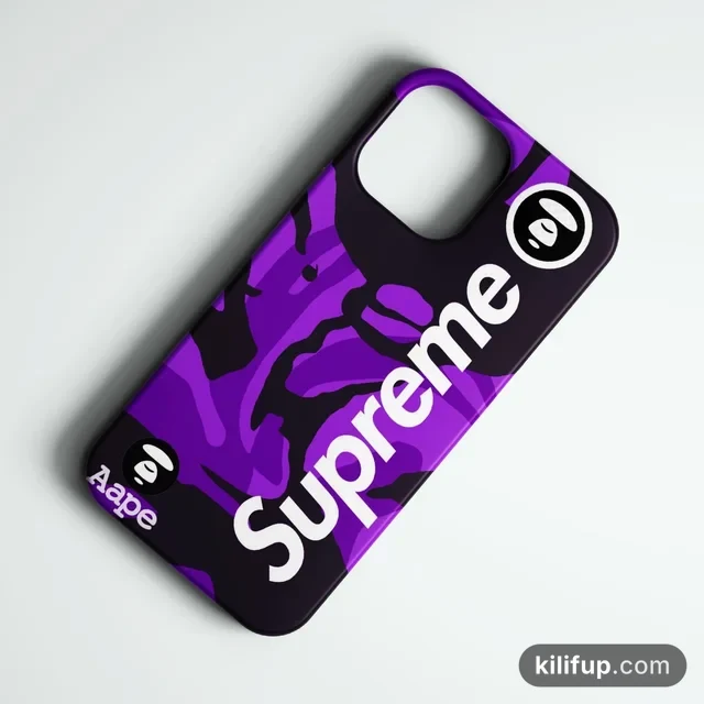Supreme Aape Telefon Kılıfı – iPhone ve Samsung model seçenekli