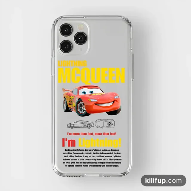 McQueen&Sally mcqueen Telefon Kılıfı – iPhone ve Samsung model seçenekli