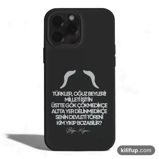 Bilge Kağan Türk Temalı Telefon Kılıfı – iPhone ve Samsung model seçenekli